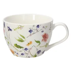 Чашка чайная фарфор 420мл D=105,H=80,L=140мм белый