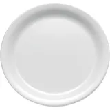 Блюдо для подачи пластик D=265,H=25мм белый