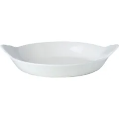 Baking dish “Simplicity”  porcelain  0.5 l  D=190, H=35, L=217, B=183mm  white