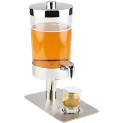 Диспенсер для холодных напитков «Сандэй» для сока (с охладительными элементами 2 шт) пластик,сталь н