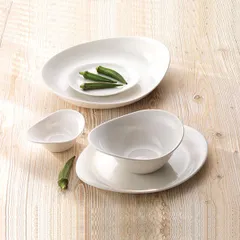 Салатник «ФриСтайл» фарфор 400мл D=18,H=8,L=15см белый, изображение 3