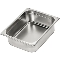 Gastronorm container (2/1)  stainless steel , H=4, L=65, B=53 cm  metal.