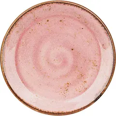 Plate “Craft Raspberry” small  porcelain  D=25, H=3cm  pink.