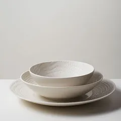 Салатник «Арборесценс» фарфор 0,75л D=190,H=65мм слон.кость, изображение 2