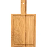 Доска для подачи с ручкой дуб ,H=25,L=270/380,B=200мм св. дерево