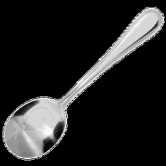 Salad spoon “Perle”  stainless steel , L=200/70, B=4mm  metal.