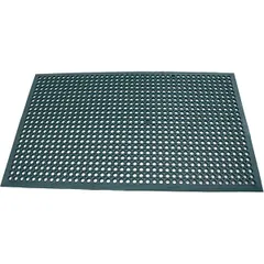 Floor mat rubber ,L=153,B=91.5cm black