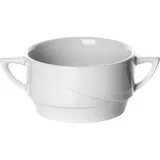 Чашка бульонная «Атлантис» фарфор 250мл D=105,H=58,L=155,B=105мм белый