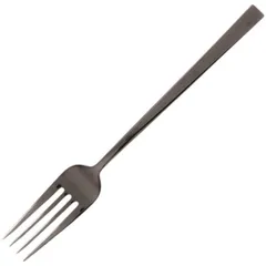 Dessert fork “Linea Q”  stainless steel , L=17.7 cm  black