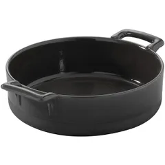 Portion frying pan “Eclipse”  porcelain  1 l  D=185, H=55mm  black