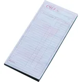 Бланк для счета «Официант» двухслойный[50шт] бум. самокоп. ,H=10,L=200,B=95мм разноцветн.