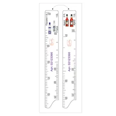 Bar line “Aperol” 0.7, 1 l, “Parliament”, “Talka” 1 l  plastic , L=28, B=2cm  white