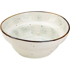 Salad bowl “Pastoral”  porcelain  D=207, H=81mm  green.