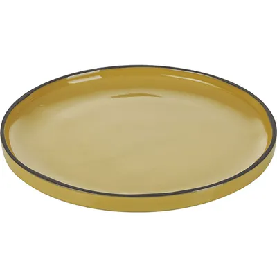 Тарелка «Карактэр» с высоким бортом керамика D=150,H=15мм желт., изображение 8