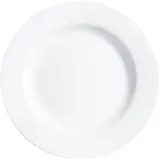 Тарелка «Эволюшнс Уайт» мелкая стекло D=240,H=22мм белый