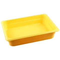 Gastronorm container (1/2) without lid  polyprop. , H=65, L=325, B=265mm  yellow.