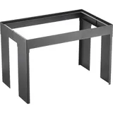 Подставка фуршетная для гастроемкости GN 1/1 сталь нерж. ,H=37,8,L=54,7,B=34,2см тем.сер.