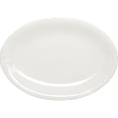 Блюдо «Мелодия» овальное фарфор ,H=35,L=280,B=200мм белый