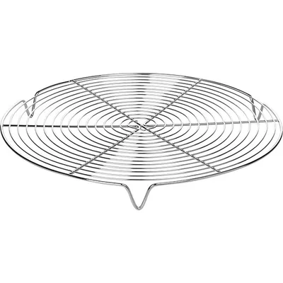 Решетка на ножках сталь хромир. D=28см металлич.