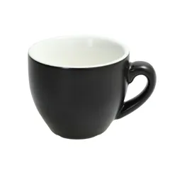Чашка кофейная «Алберго» фарфор 80мл D=60,H=55мм черный