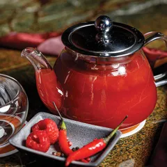 Чайник заварочный «Проотель» термост.стекло 1л D=79,H=125,L=220мм, изображение 2