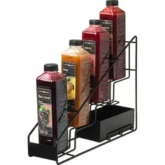 Подставка для бутылок на 4 шт сталь нерж. ,H=7,L=50,B=5см металлич., изображение 3