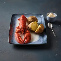 Блюдо «Шэйд» прямоугольное фарфор ,L=35,B=22см белый,синий, изображение 2