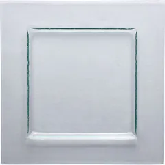 Тарелка «Бордер» квадратная стекло ,H=15,L=255,B=253мм прозр.