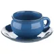 Чайная пара «Синий крафт» керамика 250мл D=9,H=6см голуб., изображение 2