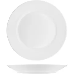 Salad bowl “Monaco White”  porcelain  D=30, H=4cm  white