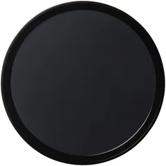 Round rubberized tray “Polytride”  polyprop.  D=40.5 cm  black