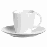 Блюдце «Олеа» фарфор D=125,H=15мм белый