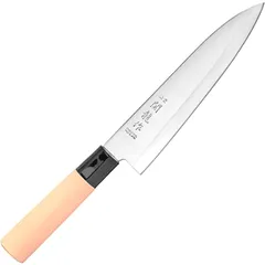 Kitchen knife “Kyoto” double-sided sharpening  stainless steel, wood , L=30/18, B=4cm