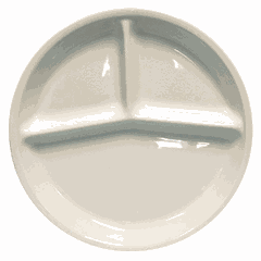 Менажница «Рита» 3 секции фарфор D=25,5см