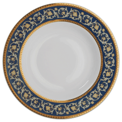 Deep plate “Roma”  porcelain  D=22, H=4cm  white