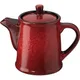 Чайник «Млечный путь красный» фарфор 0,5л красный,черный, изображение 2