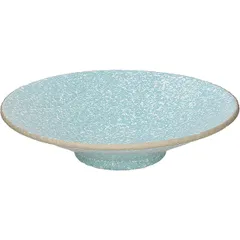 Deep plate “Organic”  porcelain  D=26cm  blue.