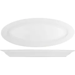 Селедочница «Кунстверк» фарфор ,H=3,L=35,B=13см белый