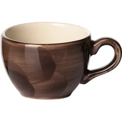 Чашка кофейная «Пепперкорн» фарфор 85мл D=65,H=50,L=85мм коричнев.,бежев.
