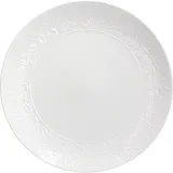 Тарелка мелкая «Жасмин» фарфор D=25см белый