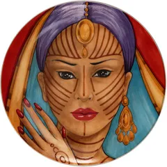 Тарелка пирожковая «Анимае» в ассортименте набор[6шт] фарфор D=16см разноцветн., изображение 2