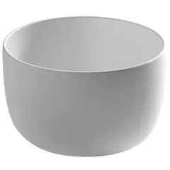 Salad bowl “Base”  porcelain  D=120, H=75mm  white, matte