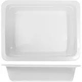 Гастроемкость «Кунстверк» GN 1/2 фарфор ,H=70,L=335,B=265мм белый