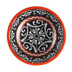 Салатник «Манго» дерево 1,1л D=240,H=75мм красный,коричнев., изображение 3