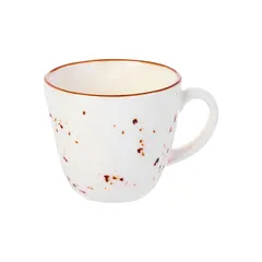 Чашка кофейная «Париж» фарфор 80мл D=60,H=55мм белый,коричнев., Объем по данным поставщика (мл): 80