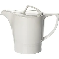 Кофейник «Атлантис» с крышкой фарфор 0,6л D=10,H=15,L=19,B=10,5см белый