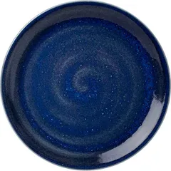 Plate “Vesuvius Lapis” small  porcelain  D=28, H=2cm  blue