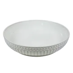 Тарелка глубокая «Ритм» керамика 1,23л D=225,H=60мм серый