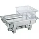 Крышка для гастроемкости GN 1/1 складная поликарбонат ,H=60,L=530,B=325мм прозр.