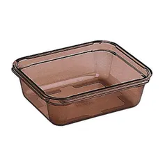 Gastronorm container (1/2) “Alto+”  polycarbonate , H=65mm  brown.